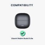TV, Audio-Video si Foto - Portabile audio - Casti audio - Husa casti Kwmobile pentru Xiaomi Redmi Buds 8 Lite, protectie la zgarieturi, Silicon, negru - Infinity.ro