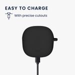 TV, Audio-Video si Foto - Portabile audio - Casti audio - Husa casti Kwmobile pentru Xiaomi Redmi Buds 8 Lite, protectie la zgarieturi, Silicon, negru - Infinity.ro