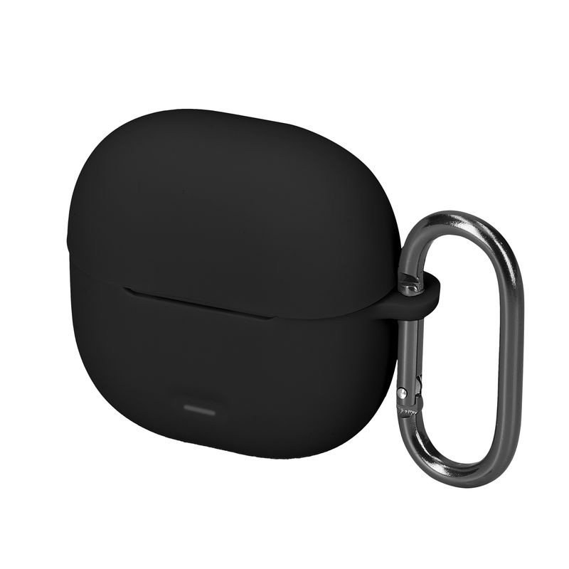 TV, Audio-Video si Foto - Portabile audio - Casti audio - Husa casti Kwmobile pentru Xiaomi Redmi Buds 8 Lite, protectie la zgarieturi, Silicon, negru - Infinity.ro