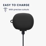 TV, Audio-Video si Foto - Portabile audio - Casti audio - Husa casti Kwmobile pentru JBL SENSE PRO, protectie la zgarieturi, Silicon, negru - Infinity.ro