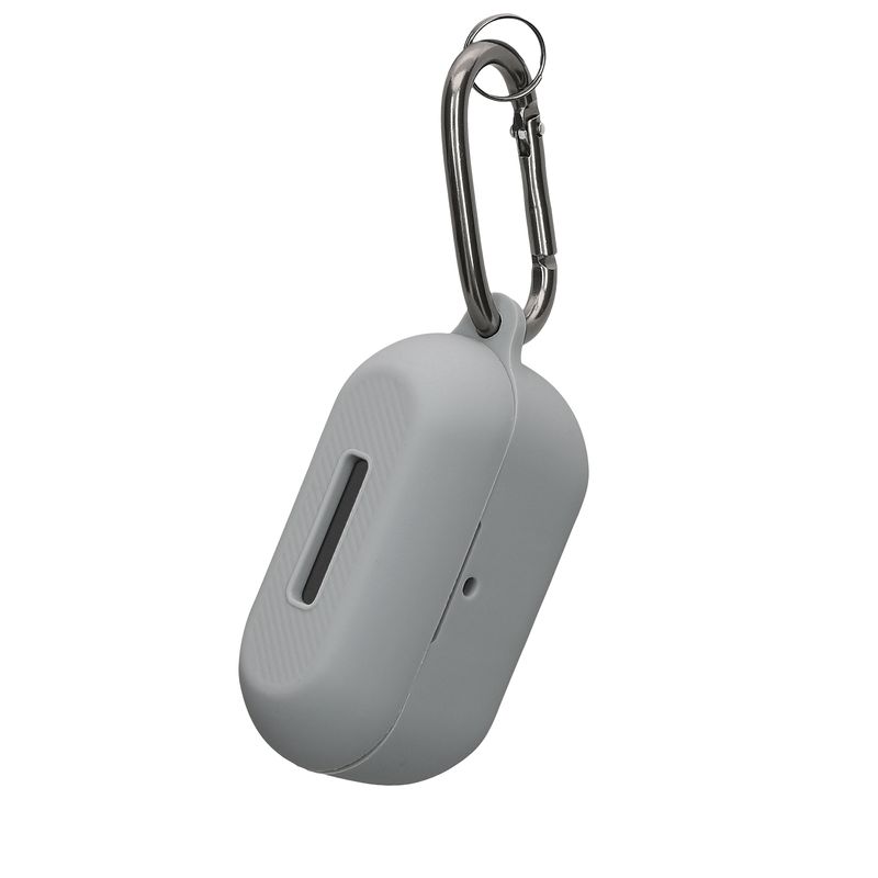 TV, Audio-Video si Foto - Portabile audio - Casti audio - Husa casti Kwmobile pentru Technics EAH-AZ100, protectie la zgarieturi, Silicon, gri - Infinity.ro