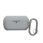 TV, Audio-Video si Foto - Portabile audio - Casti audio - Husa casti Kwmobile pentru Technics EAH-AZ100, protectie la zgarieturi, Silicon, gri - Infinity.ro