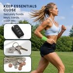 Sport si Outdoor - Echipament Sportiv - Accesorii echipament sportiv - Genti si borsete fitness - Set 4 borsete sport pentru incheietura Kwmobile, fermoar, nylon, multicolor - Infinity.ro
