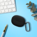 TV, Audio-Video si Foto - Portabile audio - Casti audio - Husa casti Kwmobile pentru EarFun Clip Open Ear, protectie la zgarieturi, Silicon, negru - Infinity.ro
