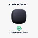 TV, Audio-Video si Foto - Portabile audio - Casti audio - Husa casti Kwmobile pentru Xiaomi Redmi Buds 6 Lite, protectie la zgarieturi, Silicon, portocaliu - Infinity.ro