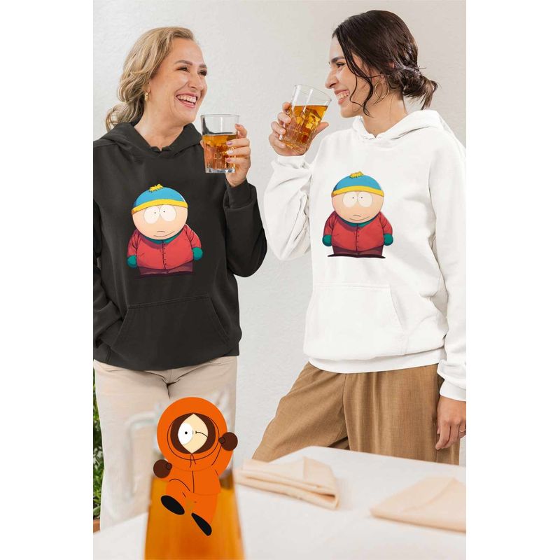 Fashion, accesorii si bijuterii - Femei - Imbracaminte femei - Hanorace femei - Hanorac Femei South Park Eric Cartman, alb, marime 2XL - Infinity.ro