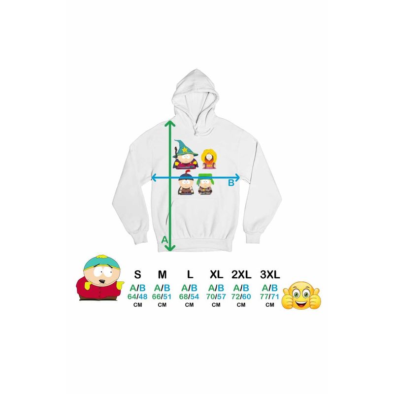 Fashion, accesorii si bijuterii - Femei - Imbracaminte femei - Hanorace femei - Hanorac Femei South Park Fighters of the Zaron, alb, marime 2XL - Infinity.ro