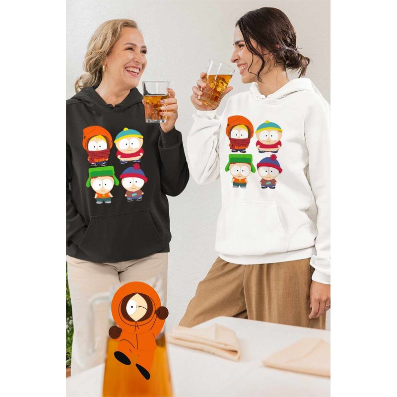 Fashion, accesorii si bijuterii - Femei - Imbracaminte femei - Hanorace femei - Hanorac Femei South Park Gradinita Prescolari, alb, marime 2XL - Infinity.ro