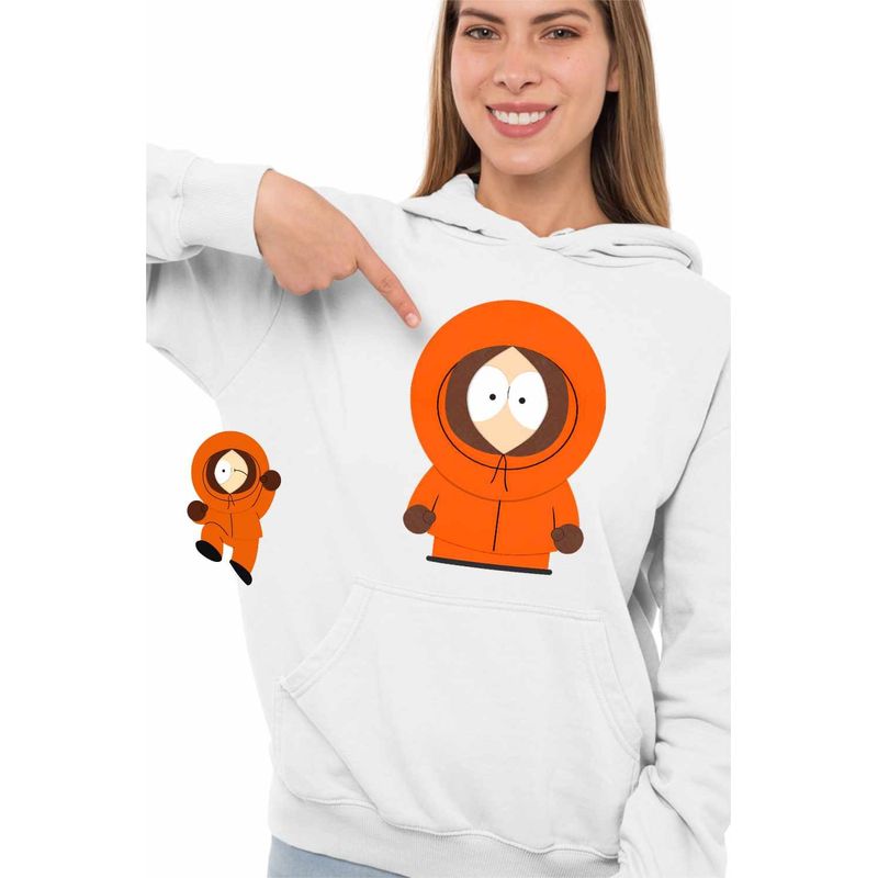Fashion, accesorii si bijuterii - Femei - Imbracaminte femei - Hanorace femei - Hanorac Femei South Park Kenny McCormick, alb, marime 2XL - Infinity.ro