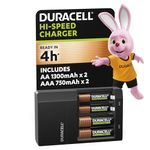 Casa si Gradina - Electrice - Accesorii electrice - Baterii, acumulatori si incarcatoare - Incarcator Duracell CEF14, 2 x acumulatori AAK2 1300 mAh + 2 x acumulatori AAAK2 750 mAh - Infinity.ro