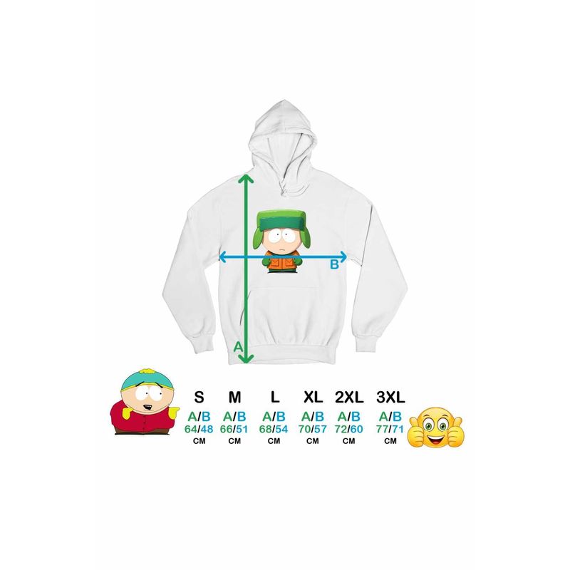 Fashion, accesorii si bijuterii - Femei - Imbracaminte femei - Hanorace femei - Hanorac Femei South Park Kyle Broflovski, alb, marime 2XL - Infinity.ro