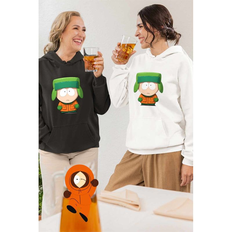 Fashion, accesorii si bijuterii - Femei - Imbracaminte femei - Hanorace femei - Hanorac Femei South Park Kyle Broflovski, alb, marime 2XL - Infinity.ro