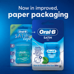 Ingrijire personala si Cosmetice - Igiena dentara - Rezerve si accesorii - Set 6 Bucati, Ata Dentara Oral-B Satin Floss Mint, Curatare Interdentara, Aroma Menta - Infinity.ro