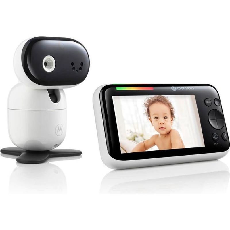 Casa si Gradina - Mobilier - Mobilier copii - Monitoare video copii - Monitor video pentru bebelusi Motorola Nursery PIP1500, ecran 5", comunicare bidirectionala, raza de actiune 300 m, alb - Infinity.ro