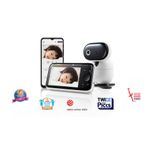 Casa si Gradina - Mobilier - Mobilier copii - Monitoare video copii - Monitor video pentru bebelusi Motorola Nursery PIP1500, ecran 5", comunicare bidirectionala, raza de actiune 300 m, alb - Infinity.ro