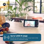 Casa si Gradina - Mobilier - Mobilier copii - Monitoare video copii - Monitor video pentru bebelusi Motorola Nursery PIP1500, ecran 5", comunicare bidirectionala, raza de actiune 300 m, alb - Infinity.ro