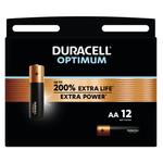 Casa si Gradina - Electrice - Accesorii electrice - Baterii, acumulatori si incarcatoare - Set baterii R6 AA Duracell Optimum, 1.5V, 12 buc - Infinity.ro