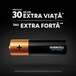 Casa si Gradina - Electrice - Accesorii electrice - Baterii, acumulatori si incarcatoare - Set baterii R6 AA Duracell Optimum, 1.5V, 12 buc - Infinity.ro