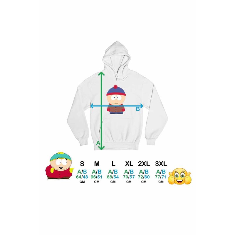 Fashion, accesorii si bijuterii - Femei - Imbracaminte femei - Hanorace femei - Hanorac Femei South Park Stan Marsh, alb, marime 2XL - Infinity.ro