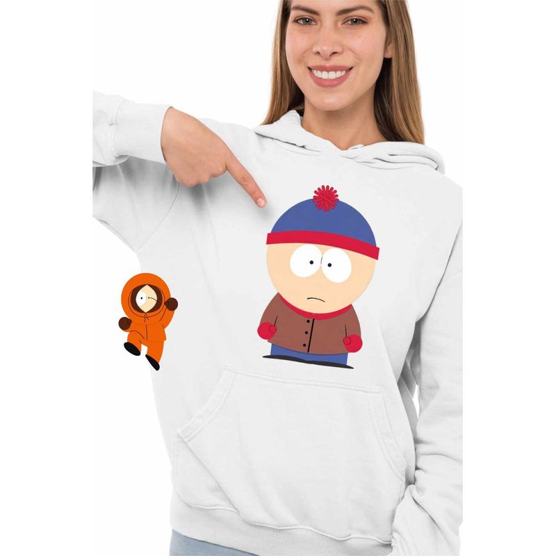 Fashion, accesorii si bijuterii - Femei - Imbracaminte femei - Hanorace femei - Hanorac Femei South Park Stan Marsh, alb, marime 2XL - Infinity.ro