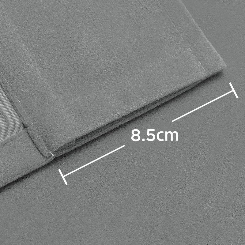 Casa si Gradina - Textile si covoare - Perdele si draperii - Draperii - Set 2 draperii catifea blackout 132X245 cm, opace, termoizolante si fonice, cu prindere pe bara, pentru living, dormitor - Infinity.ro