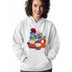 Fashion, accesorii si bijuterii - Femei - Imbracaminte femei - Hanorace femei - Hanorac Femei South Park Strumfii Papa Strumf Strumfita, alb, marime 2XL - Infinity.ro