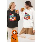 Fashion, accesorii si bijuterii - Femei - Imbracaminte femei - Hanorace femei - Hanorac Femei South Park Strumfii Papa Strumf Strumfita, alb, marime 2XL - Infinity.ro
