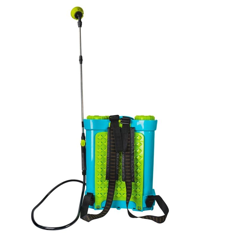 Casa si Gradina - Gradinarit si plante - Instalatii si accesorii pentru irigatii - Aparate pentru stropit gradina - Pulverizator electric cu acumulator 16L, baterie 12V 8Ah, presiune 5.5 bari, lance inox, 3 duze, vermorel pentru gradina - Infinity.ro
