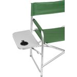 Sport si Outdoor - Camping - Mobilier pentru camping - Scaune camping - Scaun pliabil pentru camping si pescuit , masa laterala rabatabila cu suport pahar, max. 120 kg, 55x45x78 cm, verde - Infinity.ro