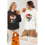 Fashion, accesorii si bijuterii - Femei - Imbracaminte femei - Hanorace femei - Hanorac Femei South Park Tweety Tralalero Tralala Brainrot Diavol Brainrot Italian, alb, marime 2XL - Infinity.ro