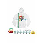 Fashion, accesorii si bijuterii - Femei - Imbracaminte femei - Hanorace femei - Hanorac Femei South Park Tweety Tralalero Tralala Brainrot Diavol Brainrot Italian, alb, marime 2XL - Infinity.ro