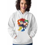 Fashion, accesorii si bijuterii - Femei - Imbracaminte femei - Hanorace femei - Hanorac Femei South Park Tweety Tralalero Tralala Brainrot Diavol Brainrot Italian, alb, marime 2XL - Infinity.ro