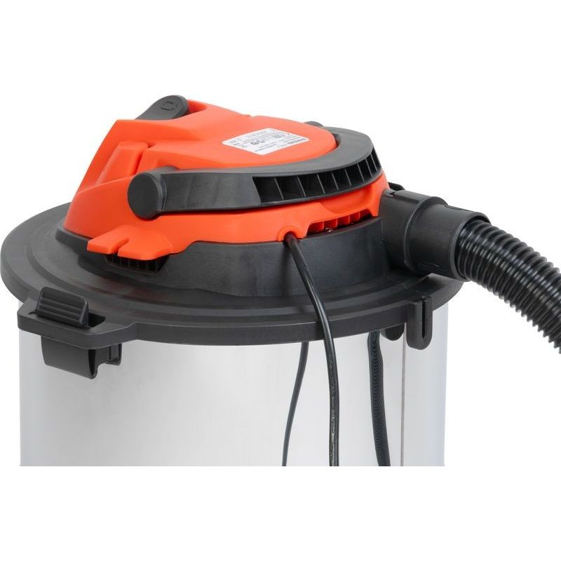 Casa si Gradina - Gradinarit si plante - Utilaje gradina - Aspiratoare, suflante si tocatoare - Aspirator industrial umed-uscat, 1200 W, rezervor inox 20 L, aspirare lichide, functie suflare, 18 kPa, accesorii incluse - Infinity.ro