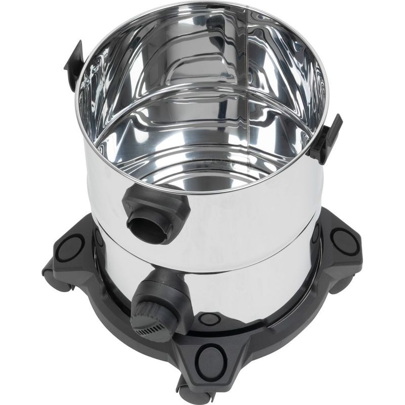 Casa si Gradina - Gradinarit si plante - Utilaje gradina - Aspiratoare, suflante si tocatoare - Aspirator industrial umed-uscat, 1200 W, rezervor inox 20 L, aspirare lichide, functie suflare, 18 kPa, accesorii incluse - Infinity.ro