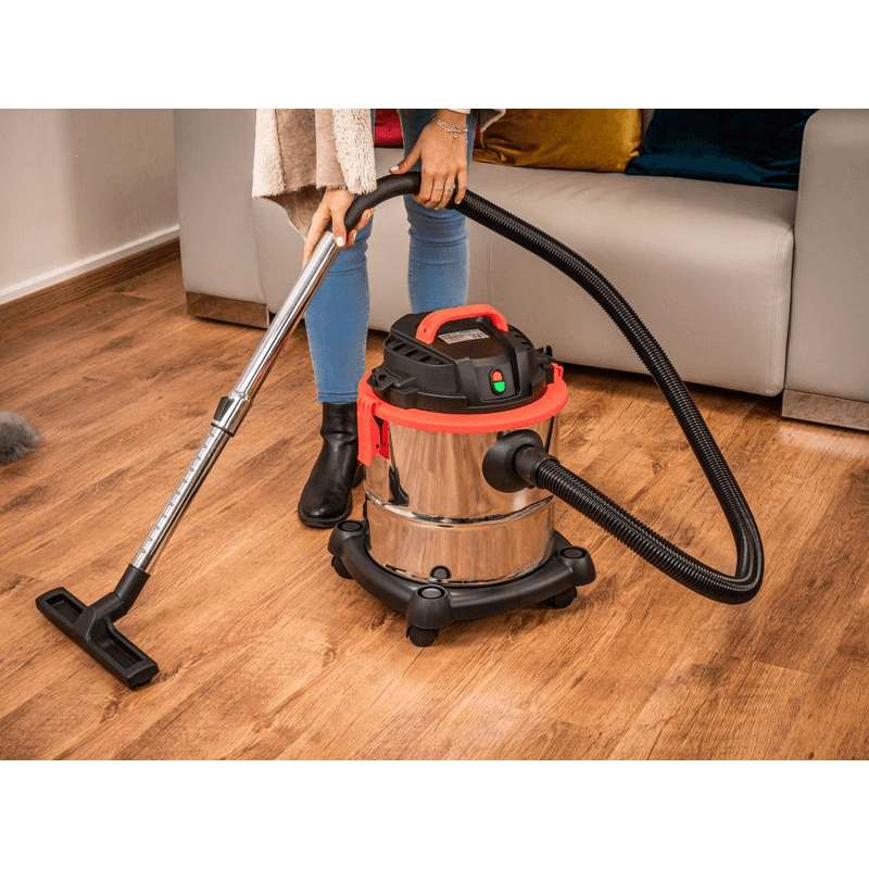 Casa si Gradina - Gradinarit si plante - Utilaje gradina - Aspiratoare, suflante si tocatoare - Aspirator industrial umed si uscat, 1200 W, rezervor metalic 20 L, functie suflare, debit aer 33 l/s, accesorii incluse - Infinity.ro