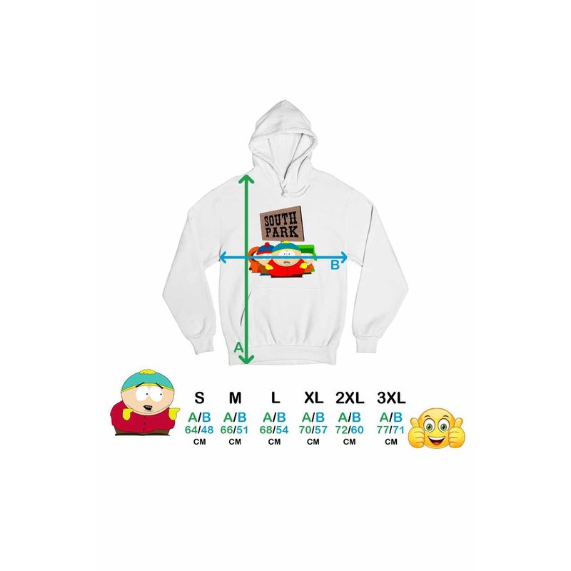 Fashion, accesorii si bijuterii - Femei - Imbracaminte femei - Hanorace femei - Hanorac Femei South Park Untold Stories, alb, marime 2XL - Infinity.ro