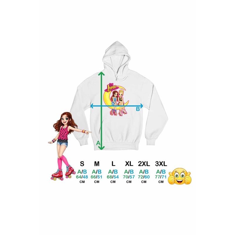 Fashion, accesorii si bijuterii - Femei - Imbracaminte femei - Hanorace femei - Hanorac Femei Soy Luna Ambar Smith, alb, marime 2XL - Infinity.ro