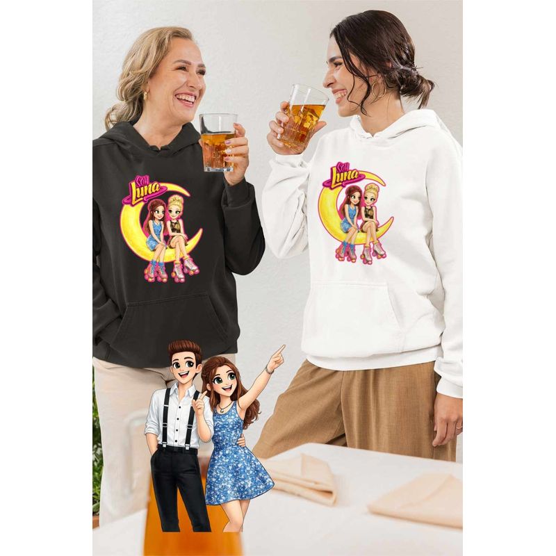 Fashion, accesorii si bijuterii - Femei - Imbracaminte femei - Hanorace femei - Hanorac Femei Soy Luna Ambar Smith, alb, marime 2XL - Infinity.ro