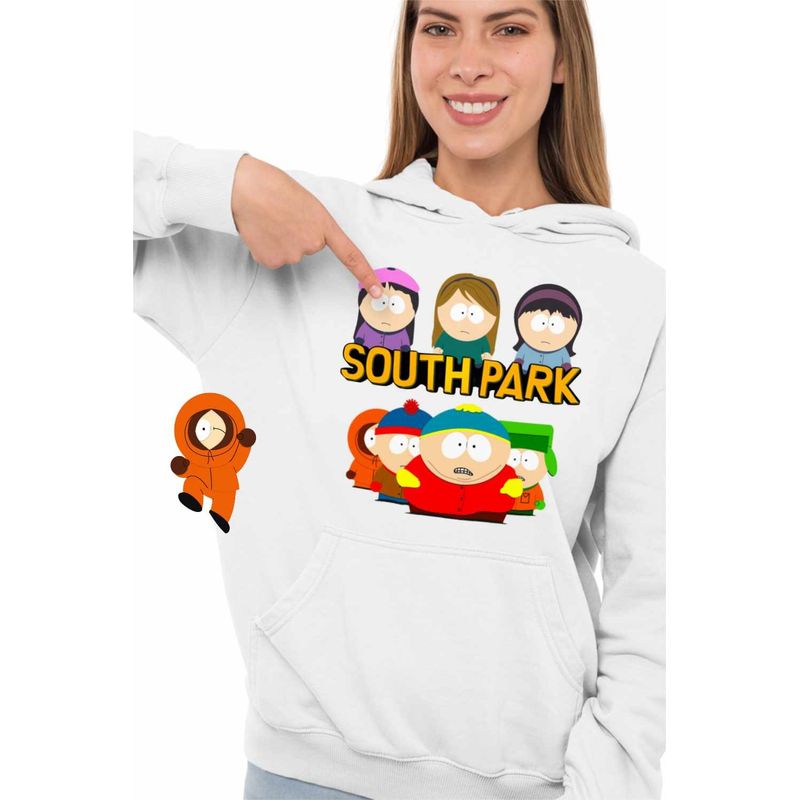 Fashion, accesorii si bijuterii - Femei - Imbracaminte femei - Hanorace femei - Hanorac Femei South Park Wendy Testaburger Team, alb, marime 2XL - Infinity.ro