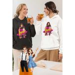 Fashion, accesorii si bijuterii - Femei - Imbracaminte femei - Hanorace femei - Hanorac Femei Soy Luna Happy Life, alb, marime 2XL - Infinity.ro