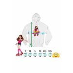 Fashion, accesorii si bijuterii - Femei - Imbracaminte femei - Hanorace femei - Hanorac Femei Soy Luna Happy Life, alb, marime 2XL - Infinity.ro