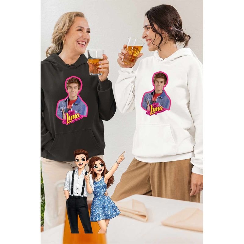 Fashion, accesorii si bijuterii - Femei - Imbracaminte femei - Hanorace femei - Hanorac Femei Soy Luna Gaston Battan, alb, marime 2XL - Infinity.ro