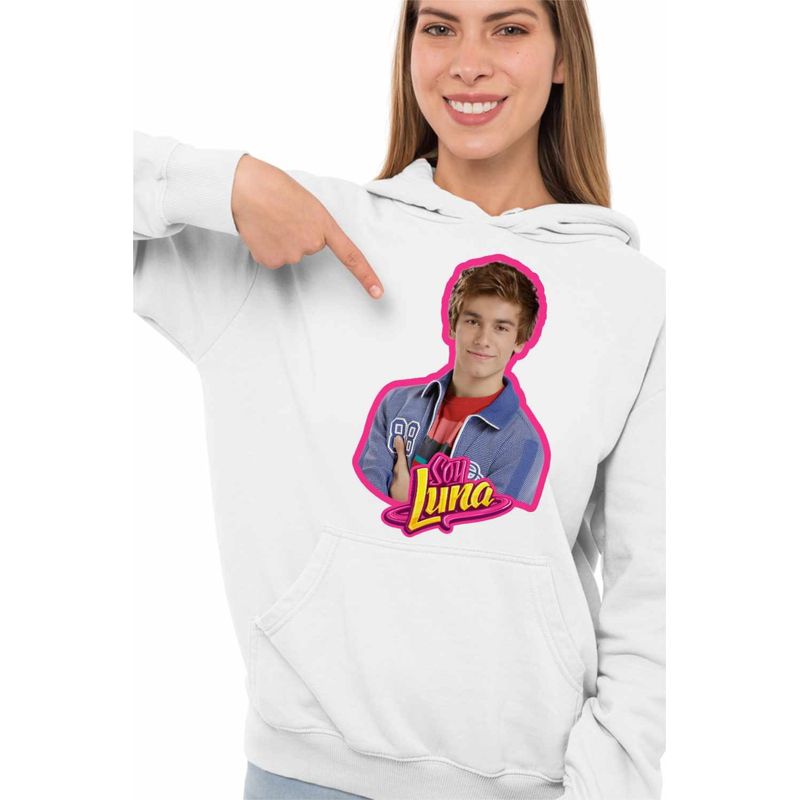 Fashion, accesorii si bijuterii - Femei - Imbracaminte femei - Hanorace femei - Hanorac Femei Soy Luna Gaston Battan, alb, marime 2XL - Infinity.ro