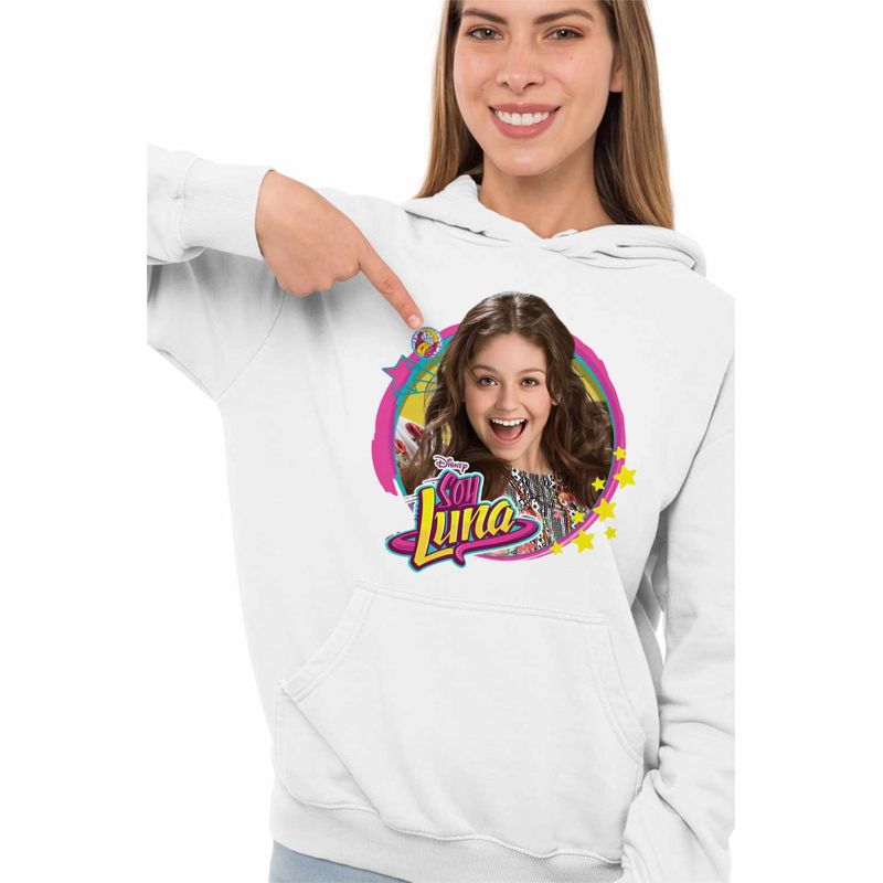 Fashion, accesorii si bijuterii - Femei - Imbracaminte femei - Hanorace femei - Hanorac Femei Soy Luna Karol Sevilla, alb, marime 2XL - Infinity.ro