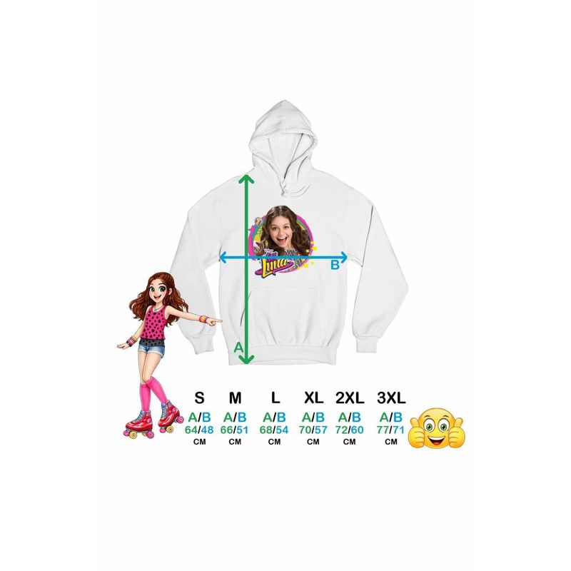 Fashion, accesorii si bijuterii - Femei - Imbracaminte femei - Hanorace femei - Hanorac Femei Soy Luna Karol Sevilla, alb, marime 2XL - Infinity.ro