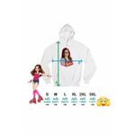 Fashion, accesorii si bijuterii - Femei - Imbracaminte femei - Hanorace femei - Hanorac Femei Soy Luna Nina Simonetti, alb, marime 2XL - Infinity.ro