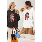 Fashion, accesorii si bijuterii - Femei - Imbracaminte femei - Hanorace femei - Hanorac Femei Soy Luna Niric, alb, marime 2XL - Infinity.ro