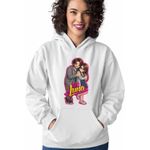 Fashion, accesorii si bijuterii - Femei - Imbracaminte femei - Hanorace femei - Hanorac Femei Soy Luna Niric, alb, marime 2XL - Infinity.ro
