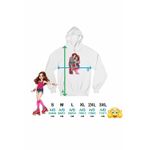 Fashion, accesorii si bijuterii - Femei - Imbracaminte femei - Hanorace femei - Hanorac Femei Soy Luna Niric, alb, marime 2XL - Infinity.ro