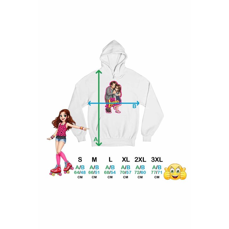 Fashion, accesorii si bijuterii - Femei - Imbracaminte femei - Hanorace femei - Hanorac Femei Soy Luna Niric, alb, marime 2XL - Infinity.ro